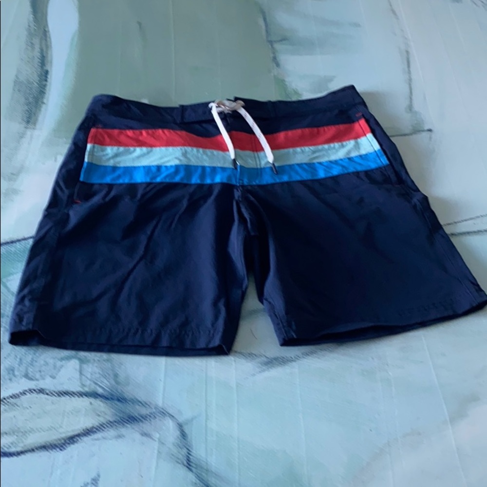 Gap Swim Trunks Navy Blue Board Shorts